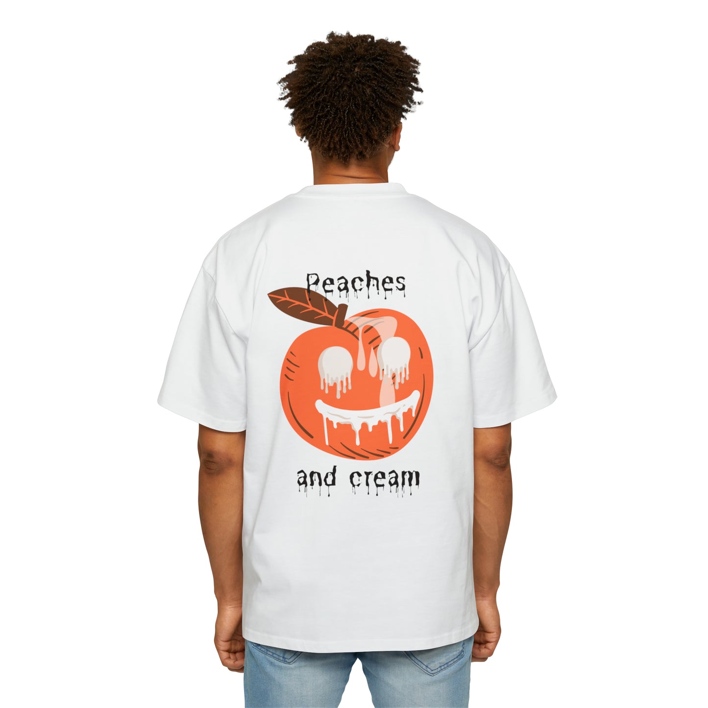 Peaches and Cream Heavy Oversized Tee
