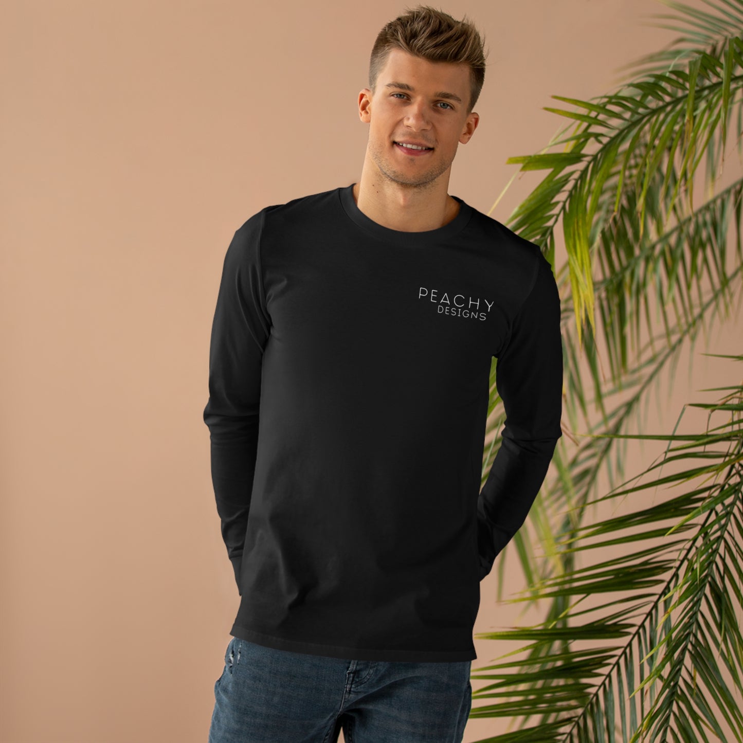Peaches on my mind Long sleeve Tee