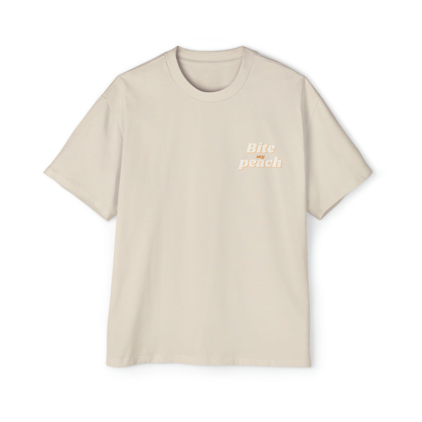Bite my peach Heavy Oversized Tee