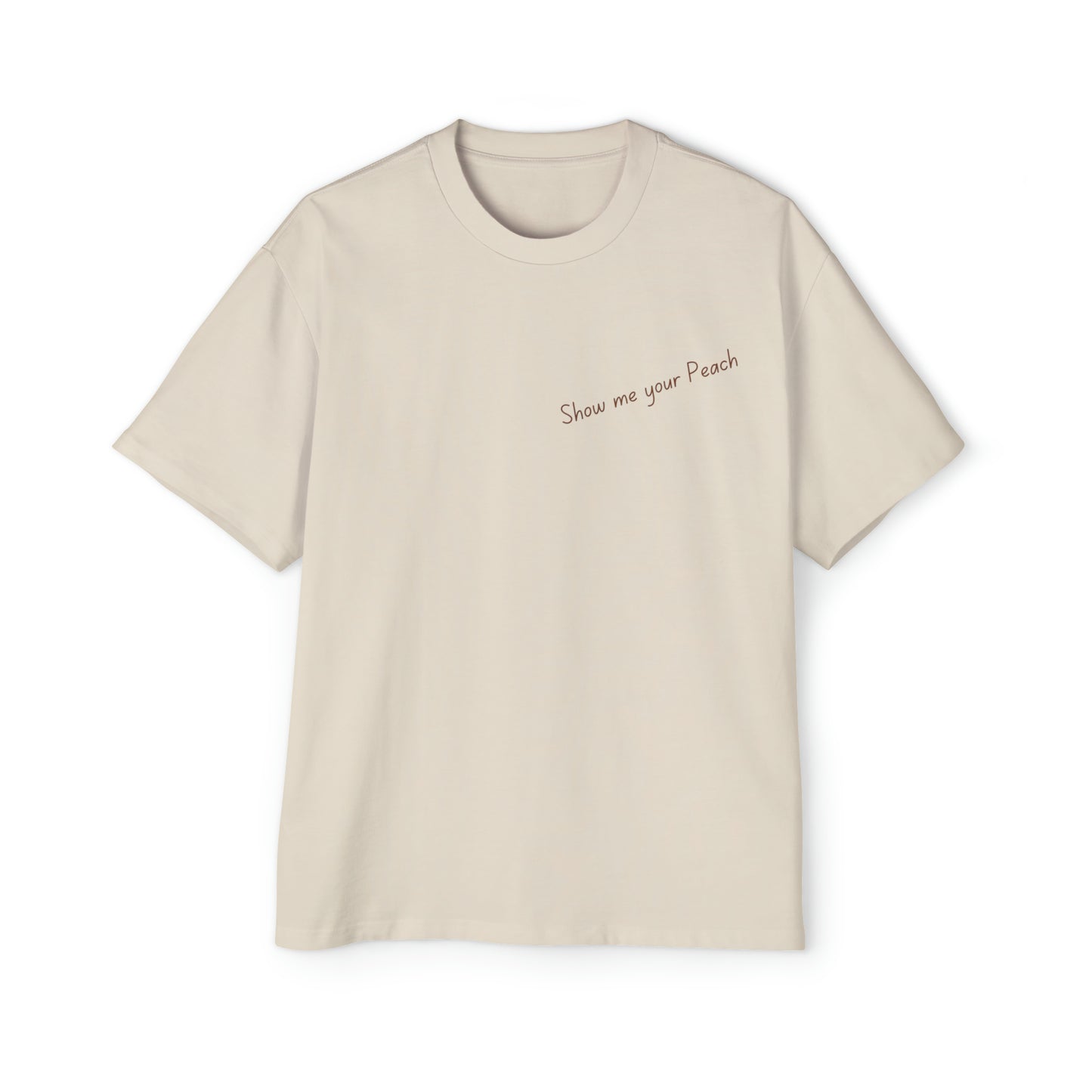 Show me your peach Heavy Oversized Tee