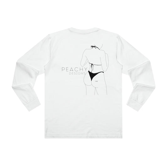 Peachy Designs Peach Long sleeve Tee