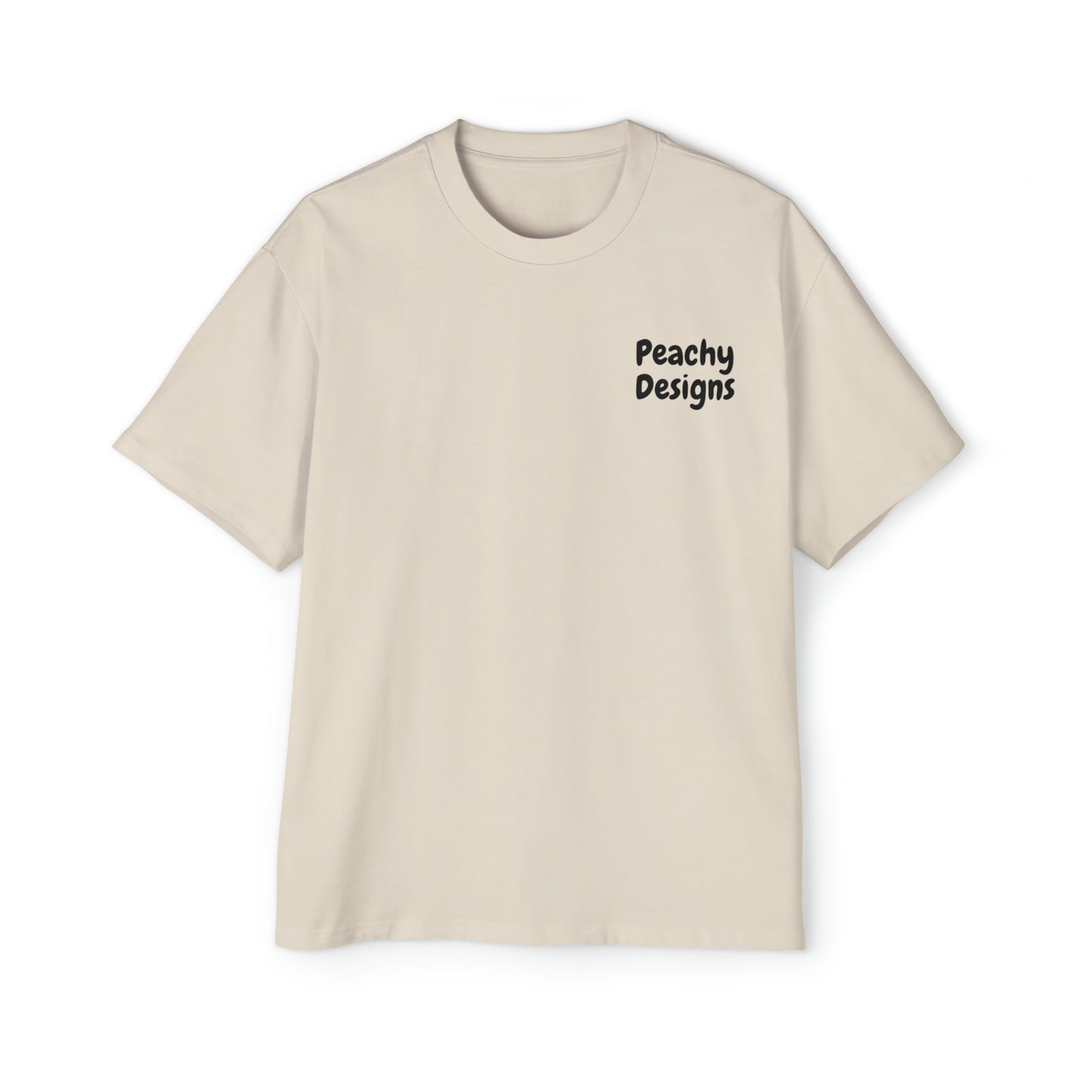 Resting Peach Face Oversized Tee