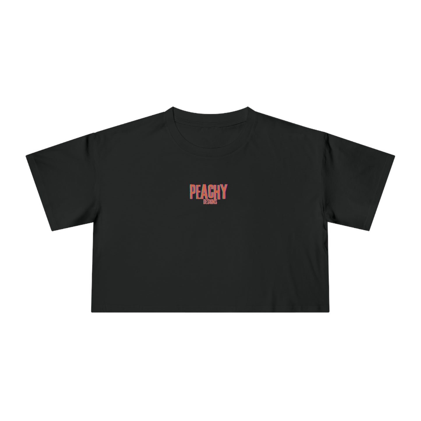Peachy Designs (Cash Collection) Women's Crop Tee