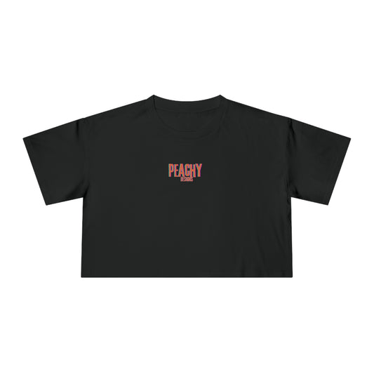 Peachy Designs (Cash Collection) Women's Crop Tee