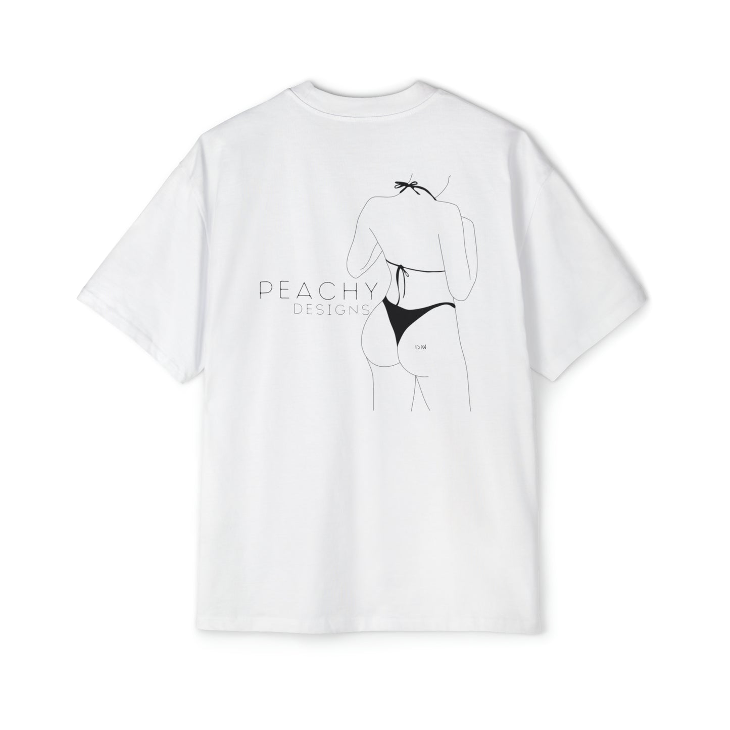 Peachy Designs Peach Heavy Oversized Tee