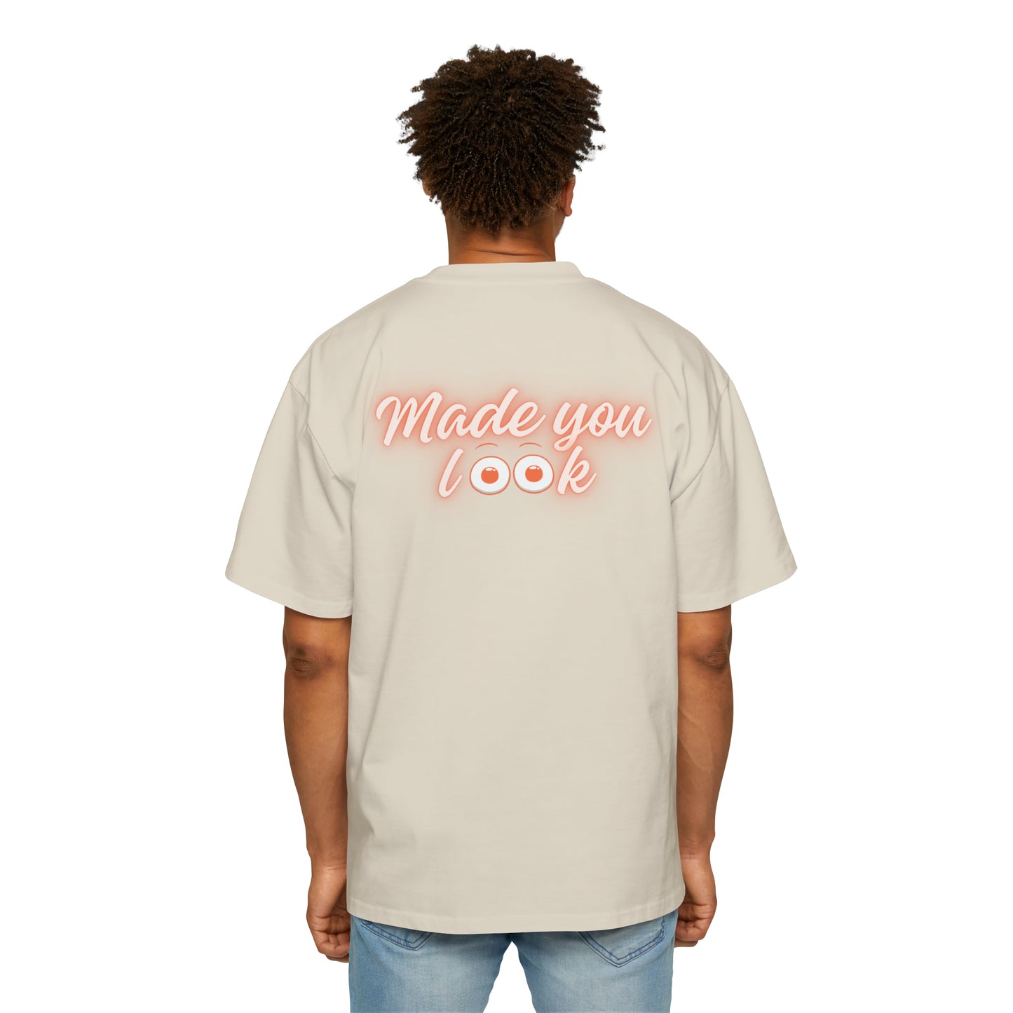 Made you look (eyes) Heavy Oversized Tee