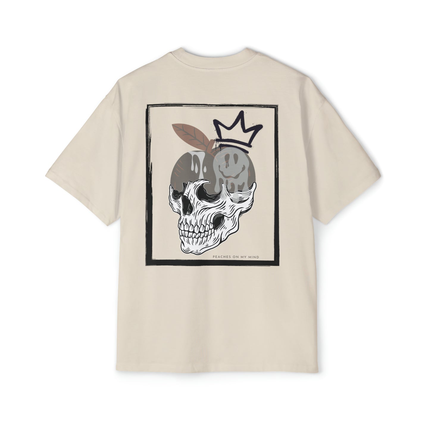 Peaches on my mind Heavy Oversized Tee