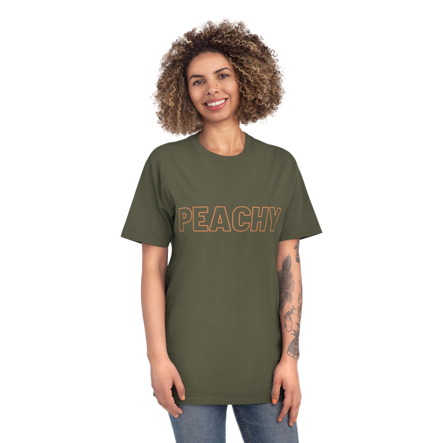 Peachy Design Faded Shirt