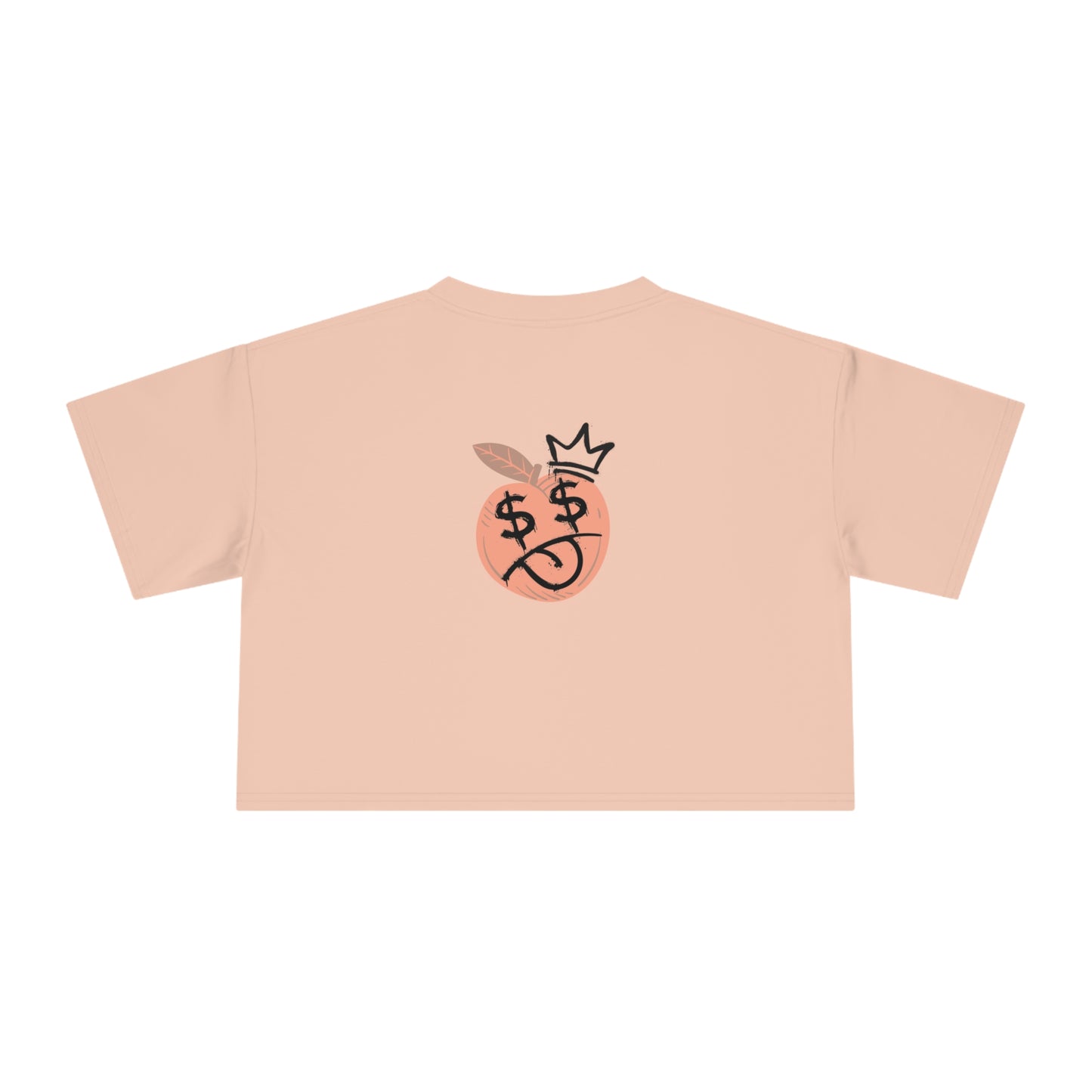 Peachy Designs (Cash Collection) Women's Crop Tee