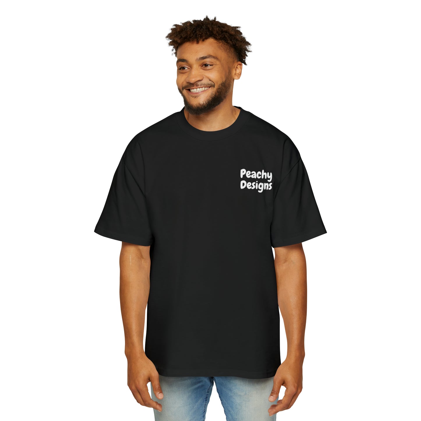 Resting Peach Face Oversized Tee