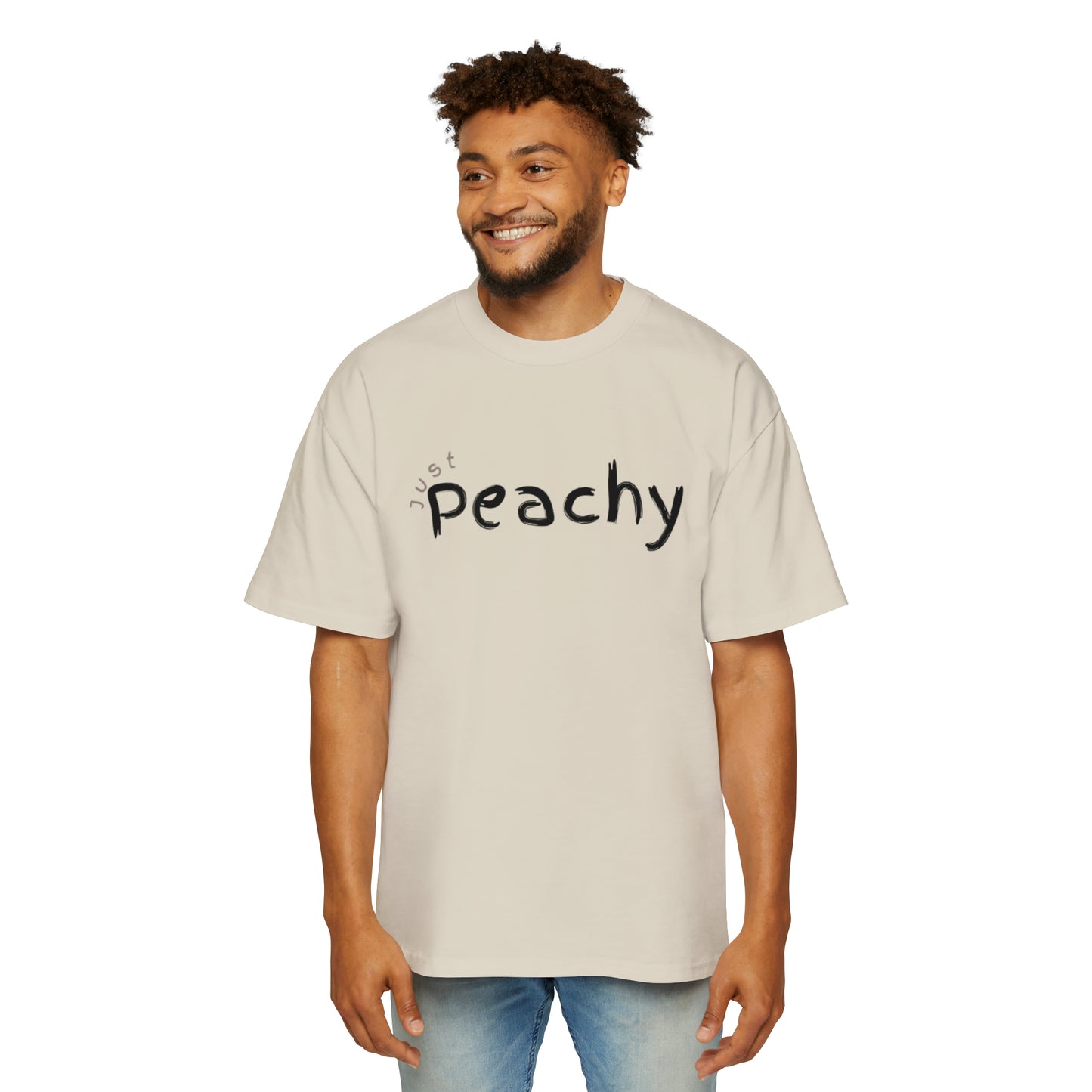 Just peachy Heavy Oversized Tee