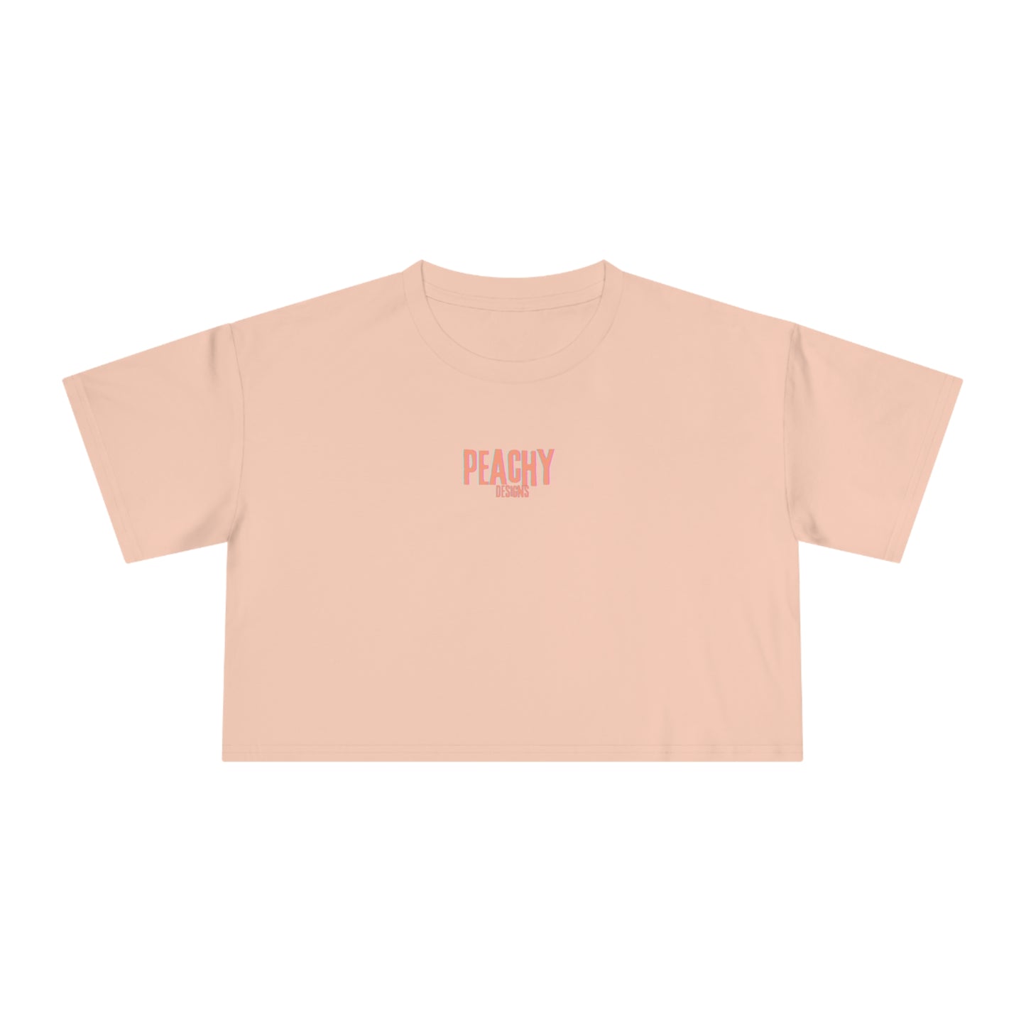 Peachy Designs (Cash Collection) Women's Crop Tee