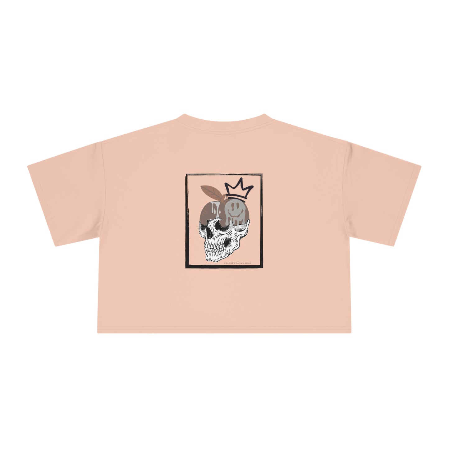Peaches on my mind Women's Crop Tee