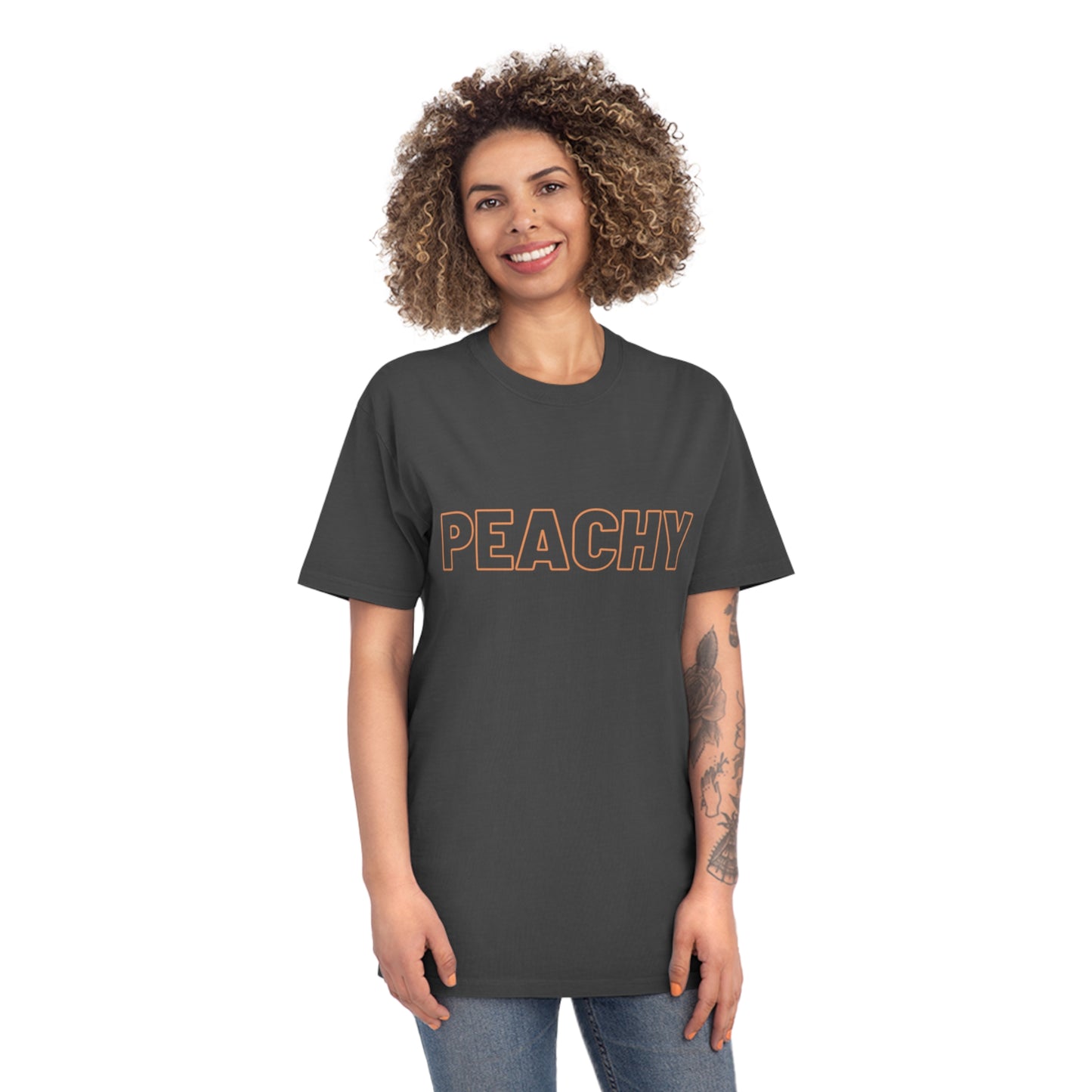 Peachy Design Faded Shirt