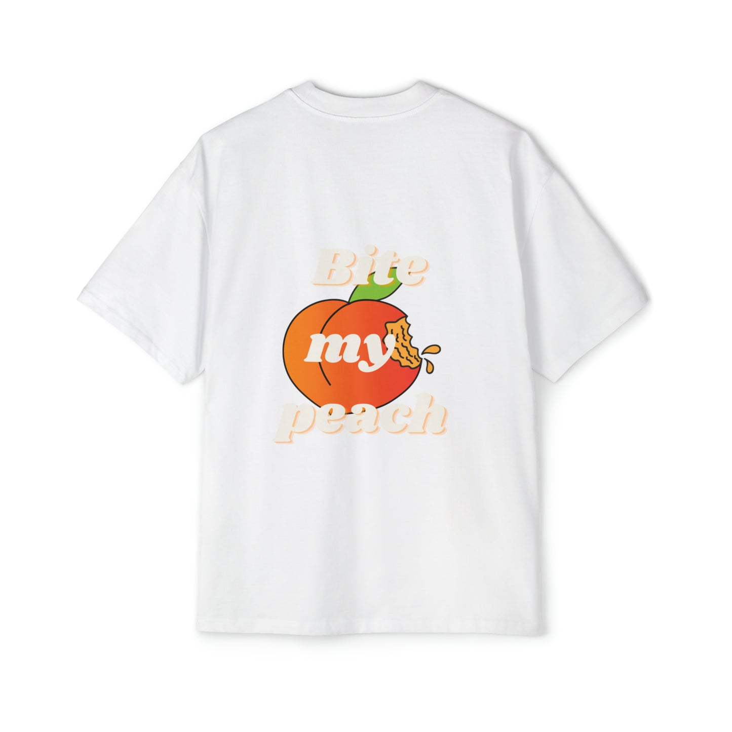 Bite my peach Heavy Oversized Tee
