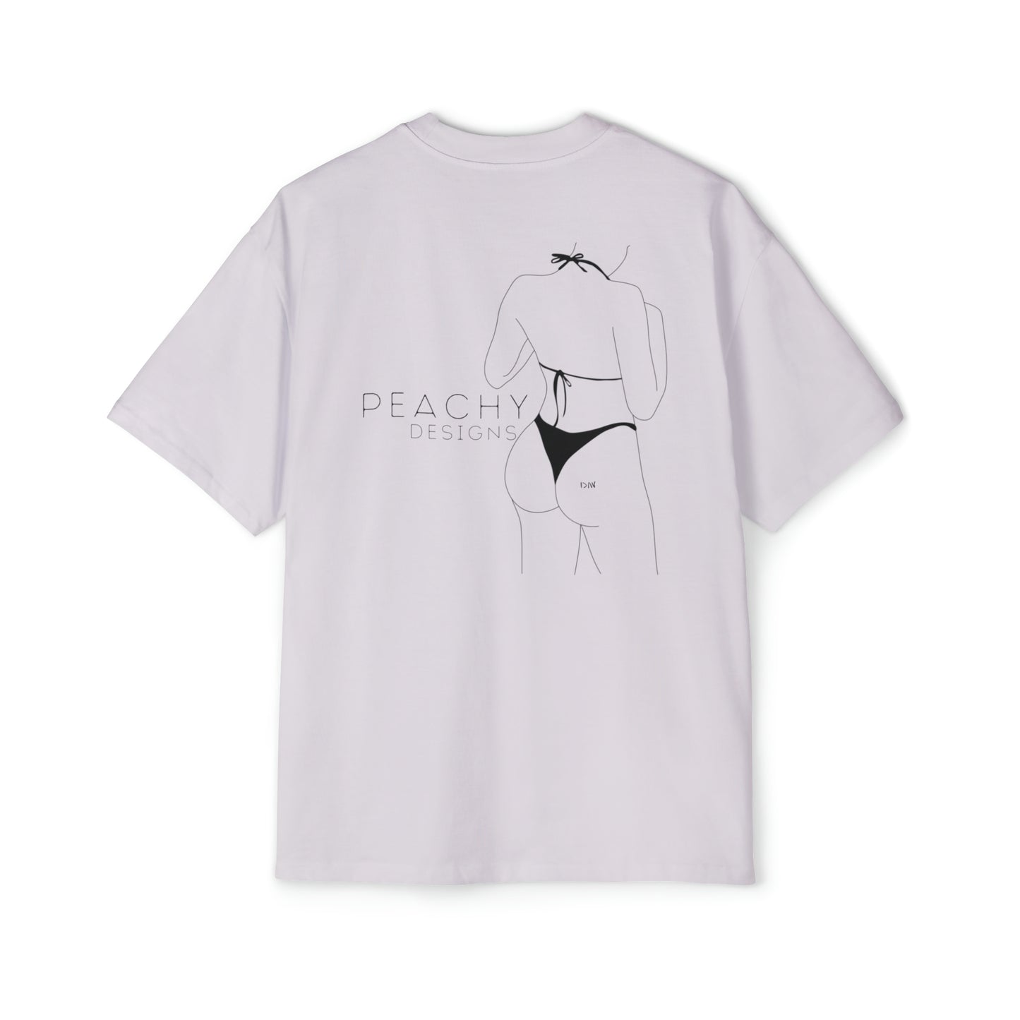 Peachy Designs Peach Heavy Oversized Tee