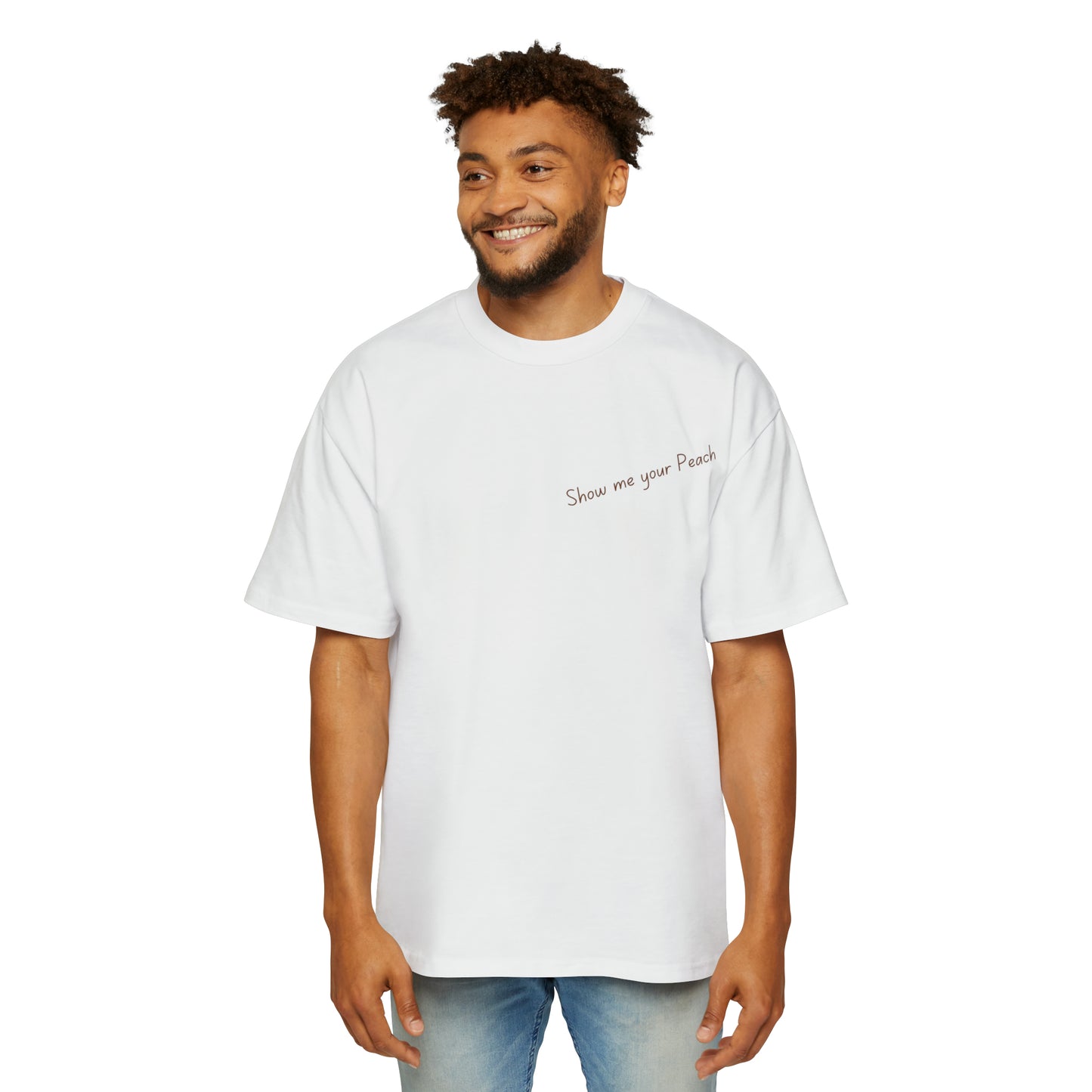 Show me your peach Heavy Oversized Tee