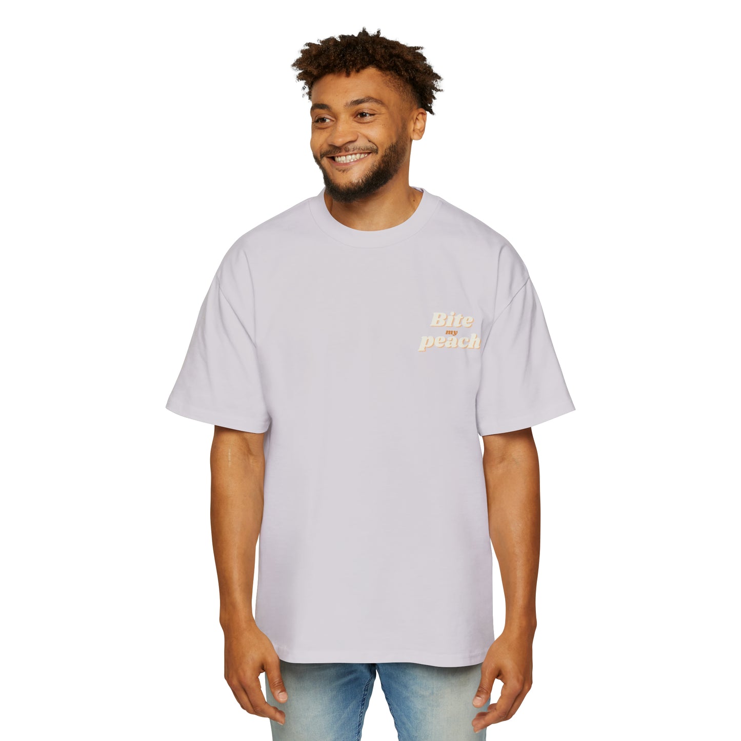 Bite my peach Heavy Oversized Tee