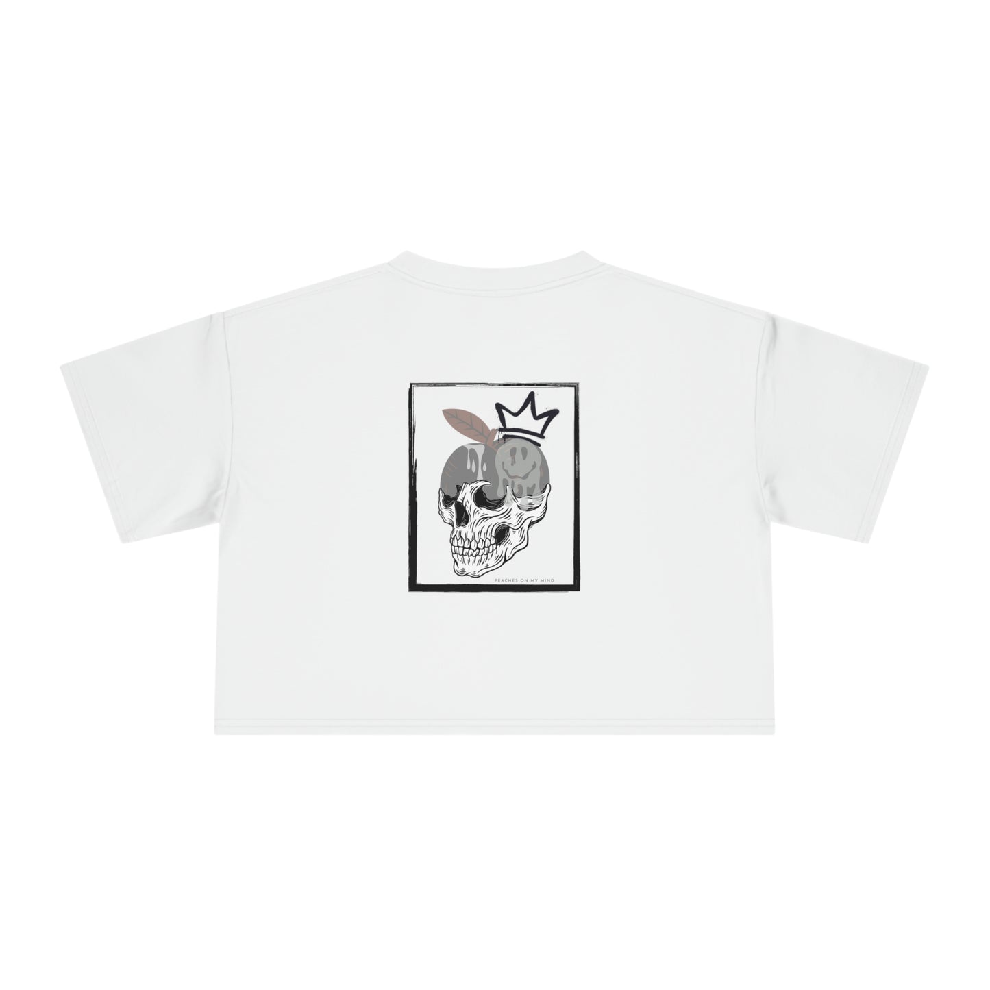 Peaches on my mind Women's Crop Tee