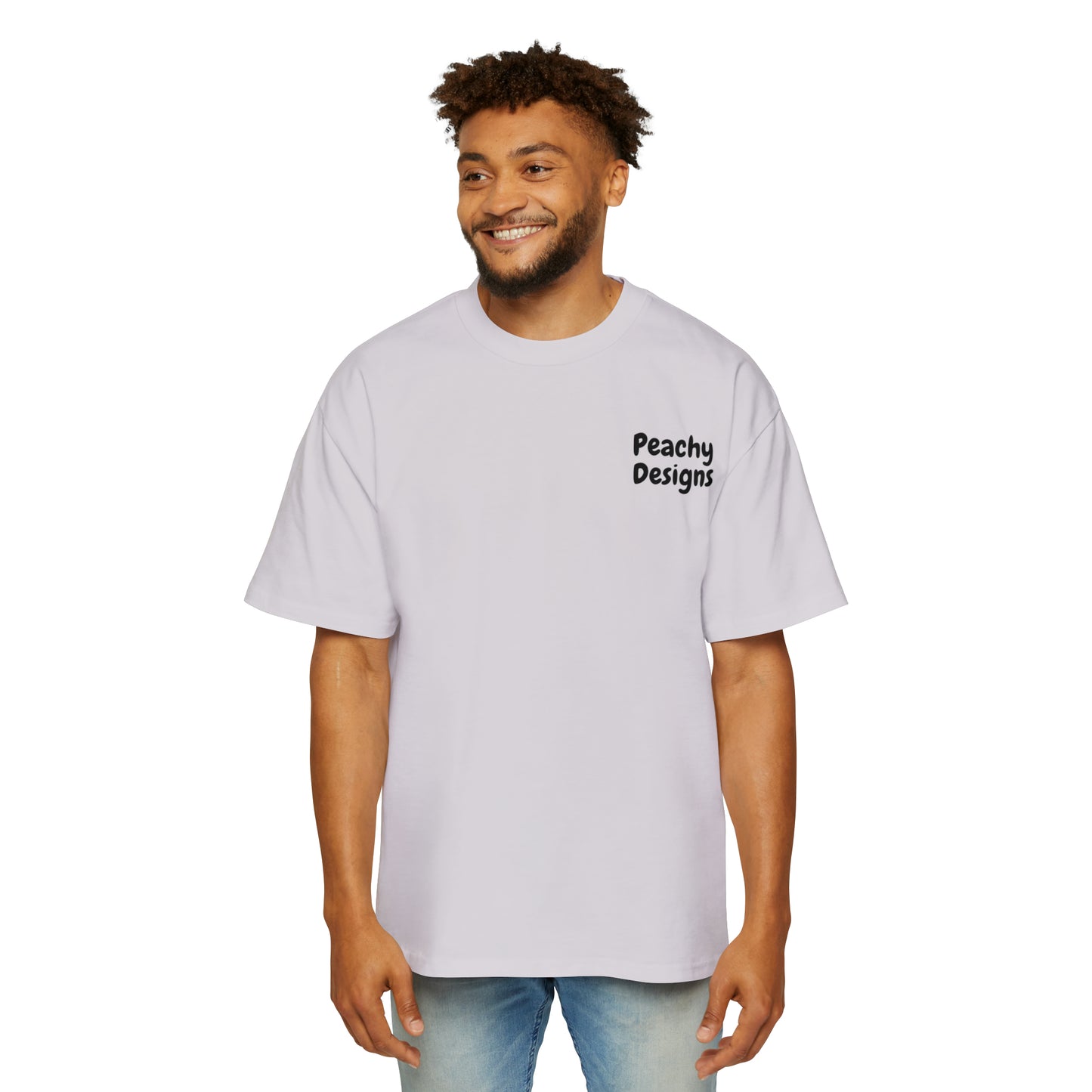 Resting Peach Face Oversized Tee