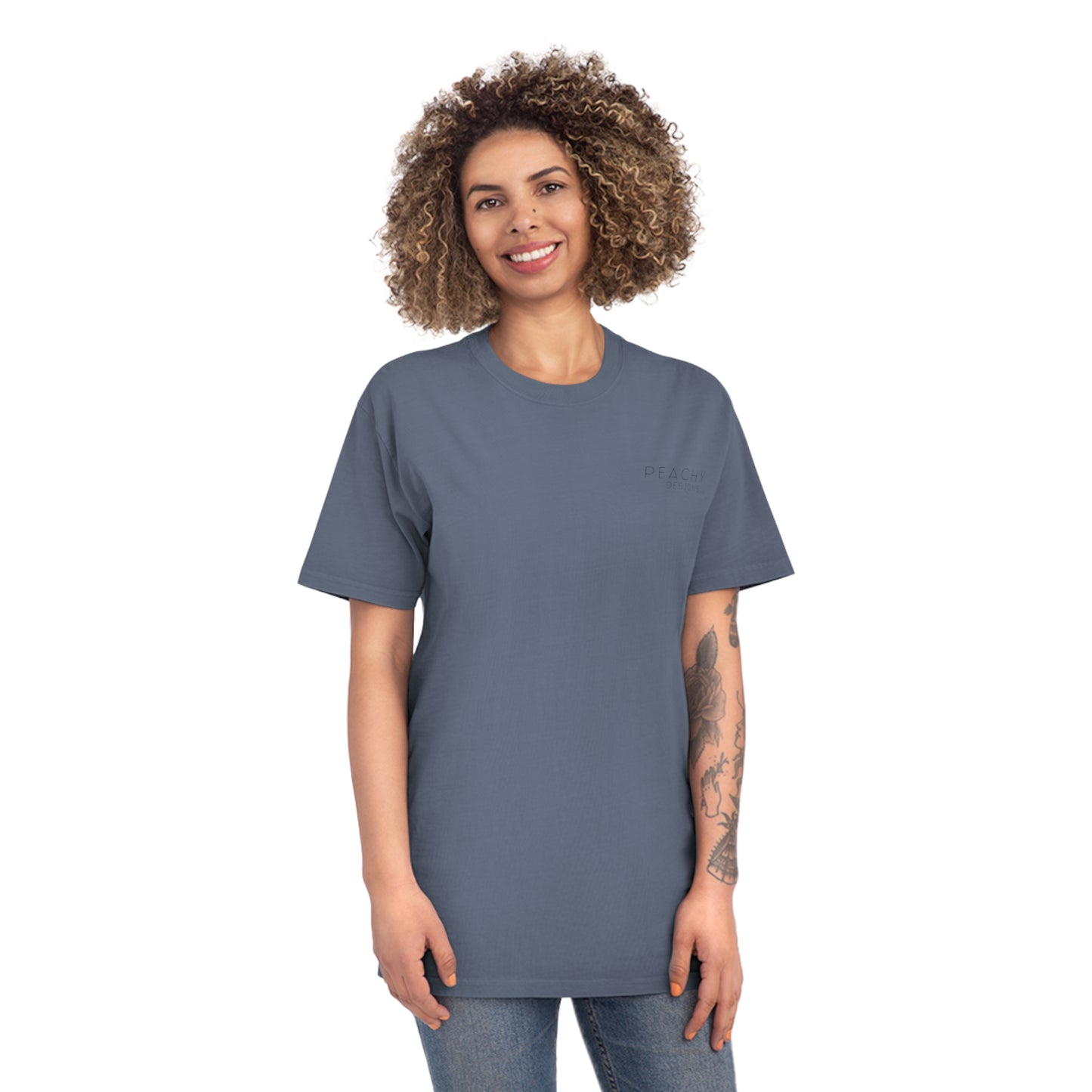 Peachy Designs Peach Faded Shirt