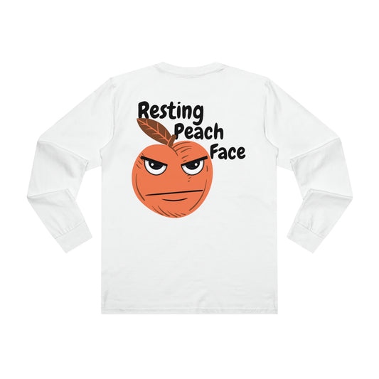 Resting Peach Face Long sleeve Tee
