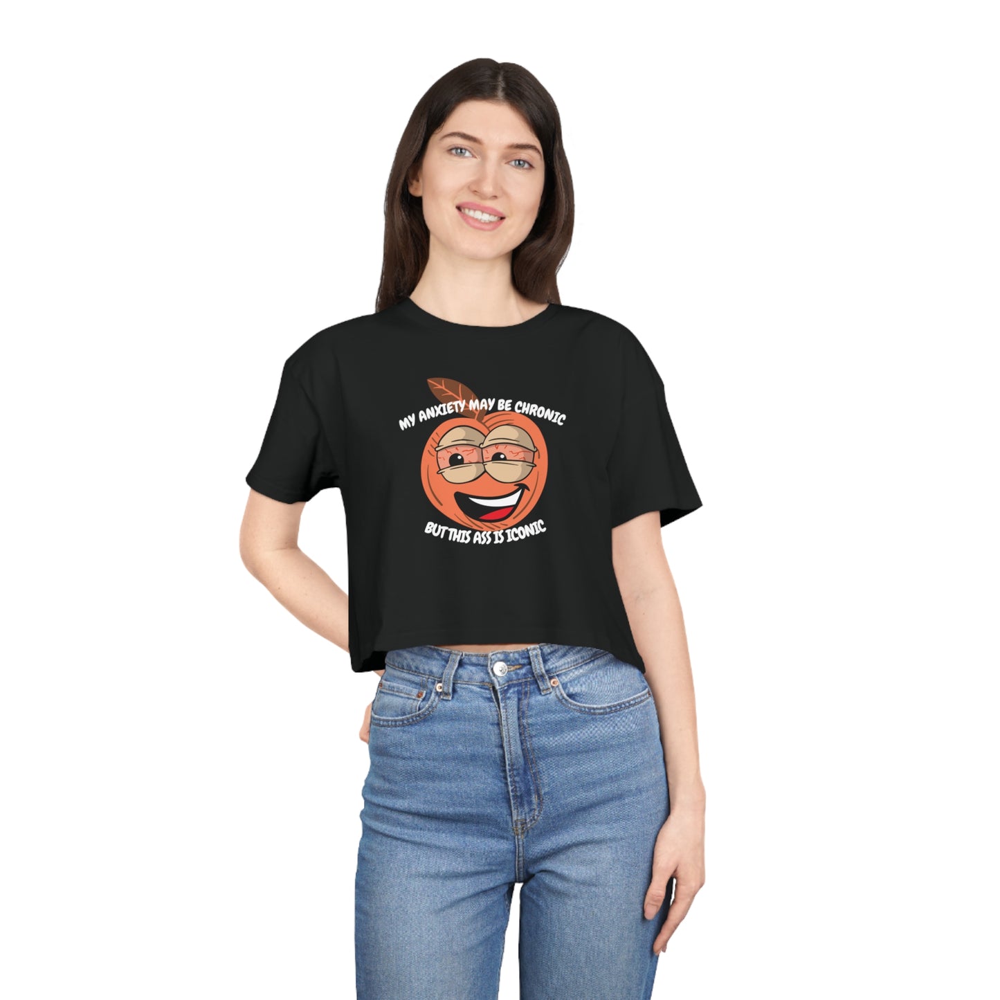 Iconic ass Women's Crop Tee