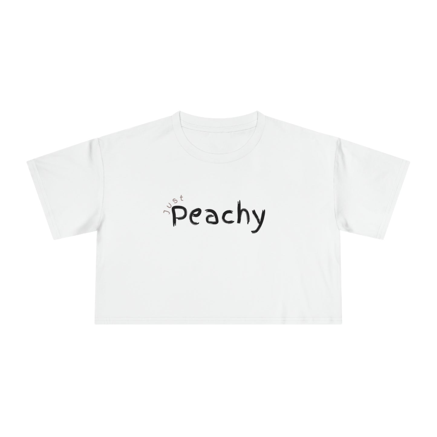 Just Peachy Women's Crop Tee