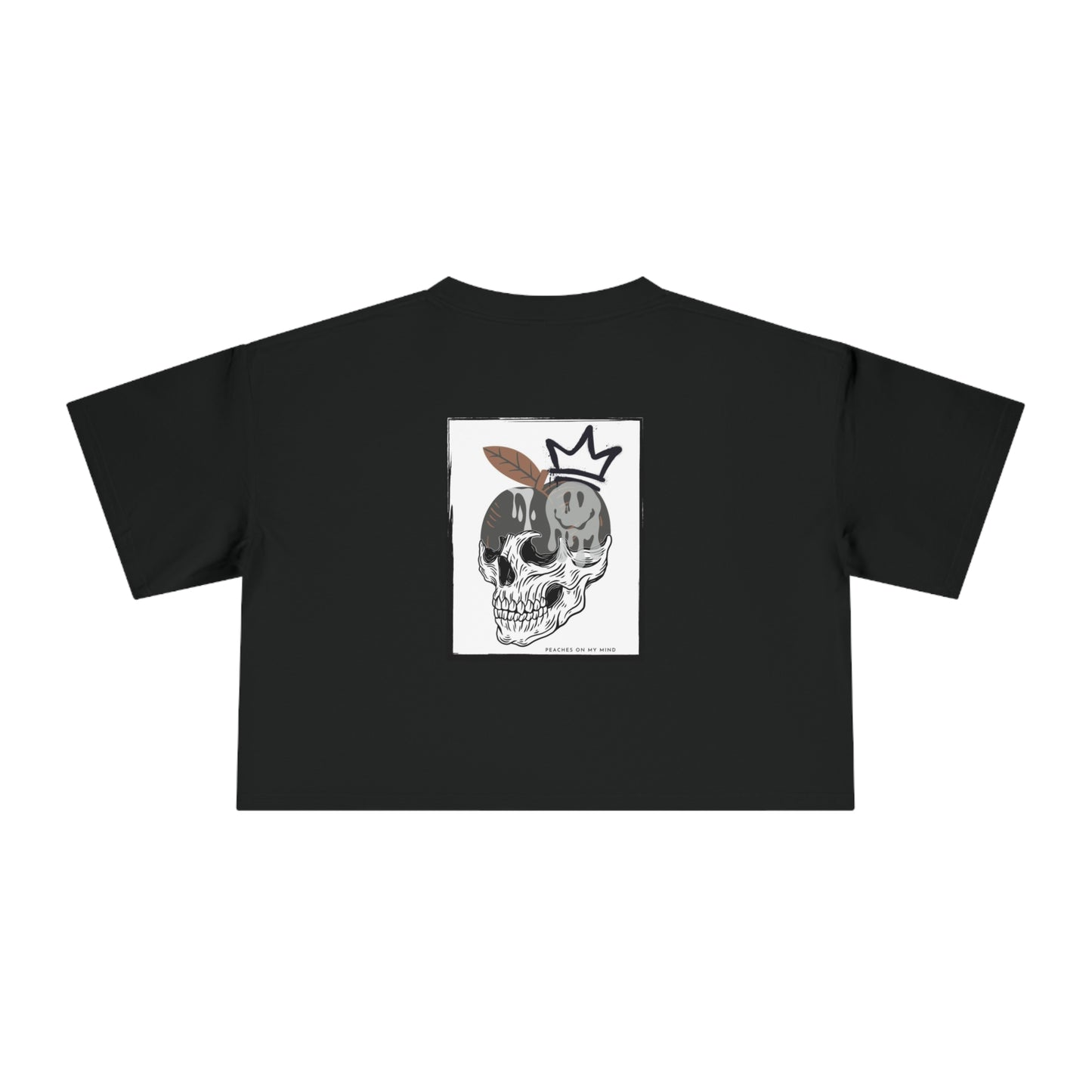 Peaches on my mind Women's Crop Tee