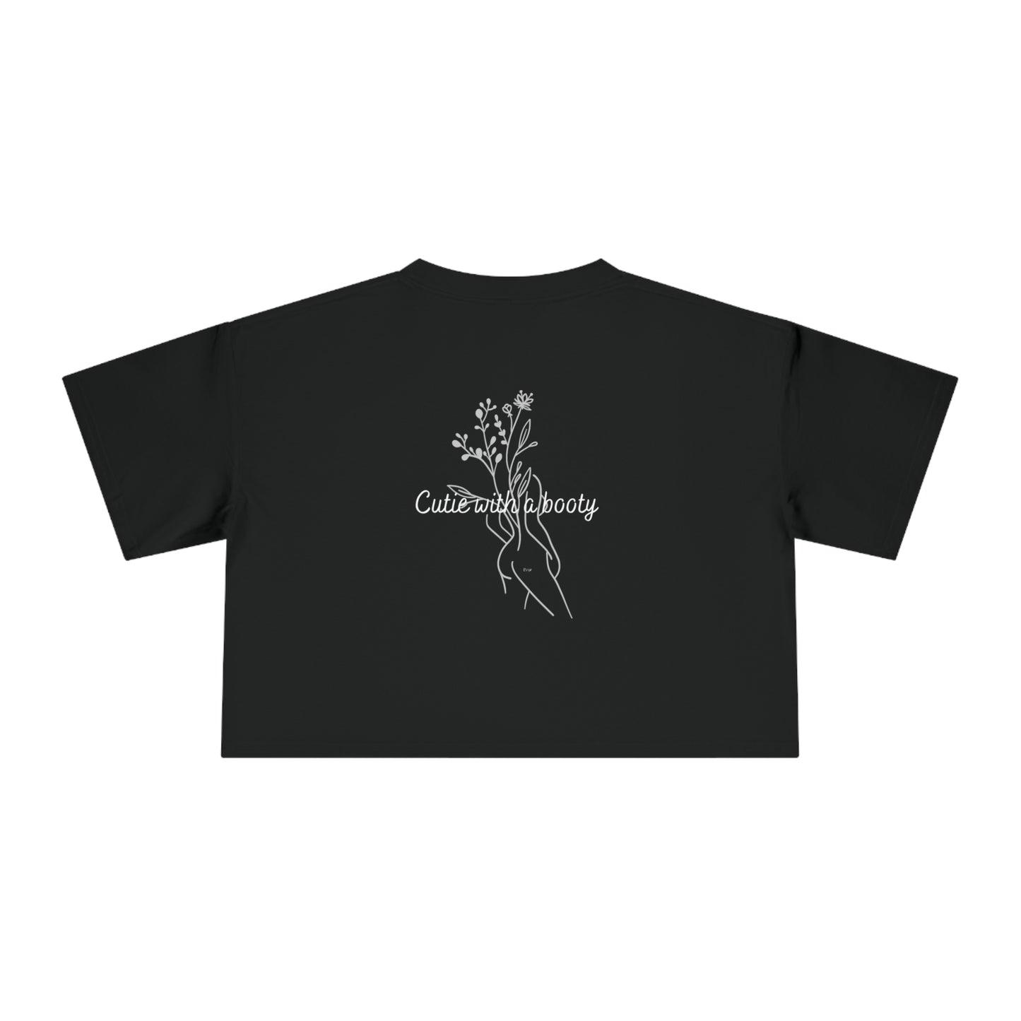 Cutie with a booty Women's Crop Tee