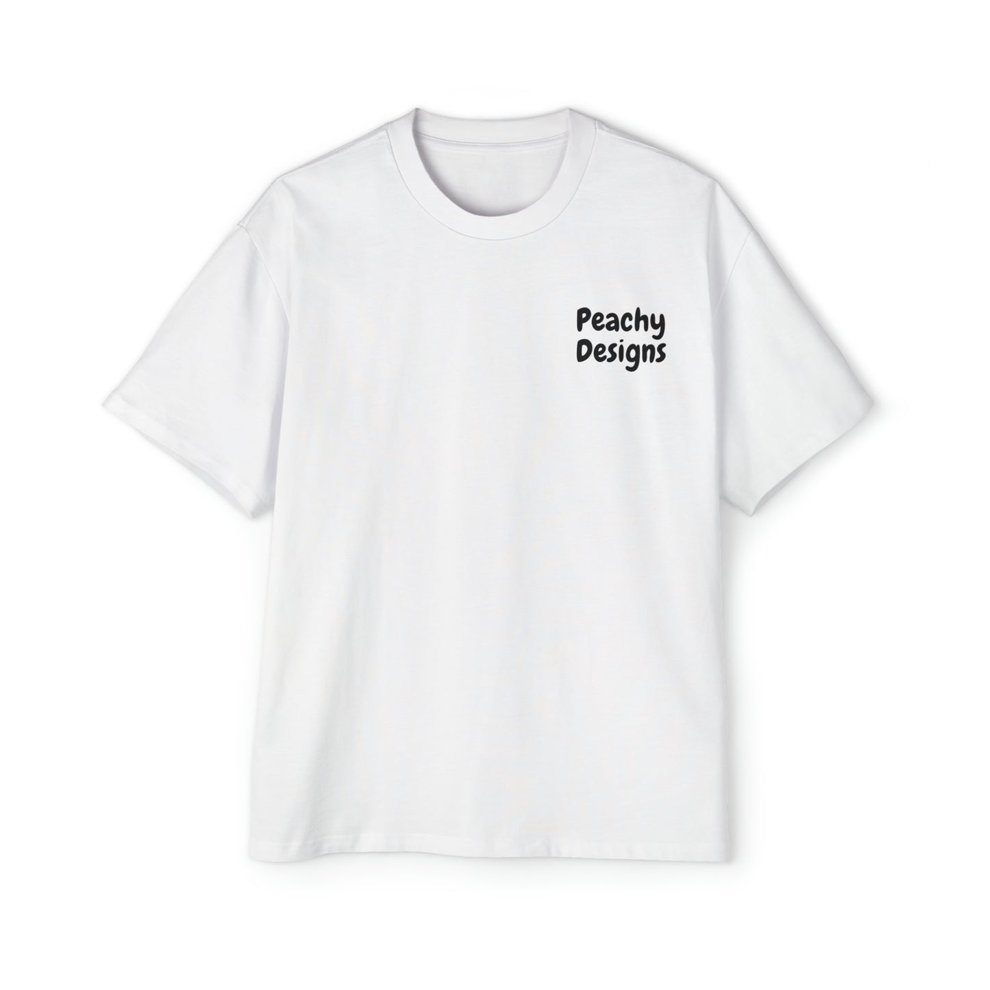 Resting Peach Face Oversized Tee