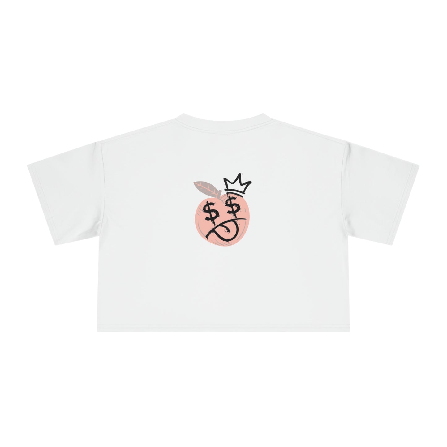 Peachy Designs (Cash Collection) Women's Crop Tee