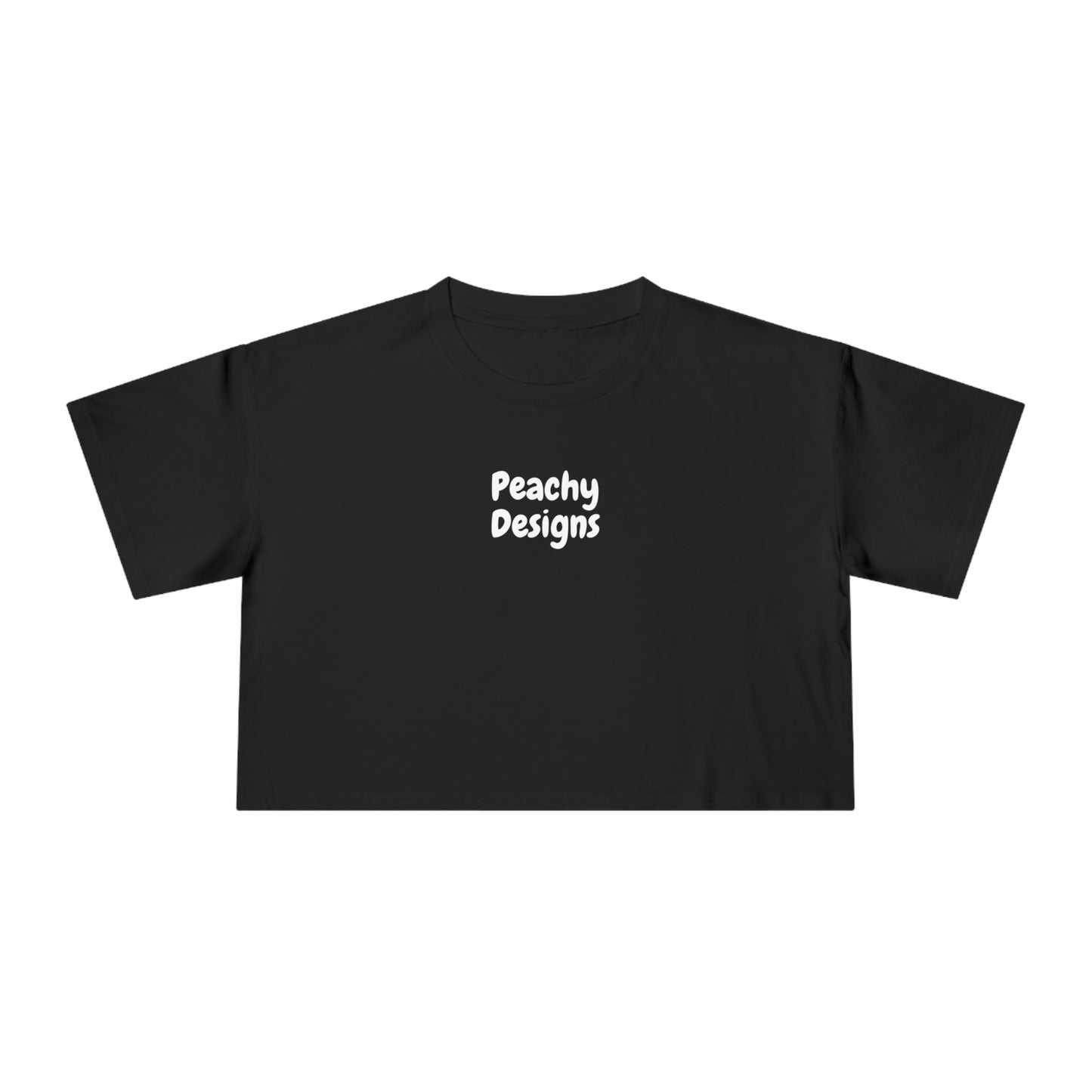 Resting Peach Face Women's Crop Tee