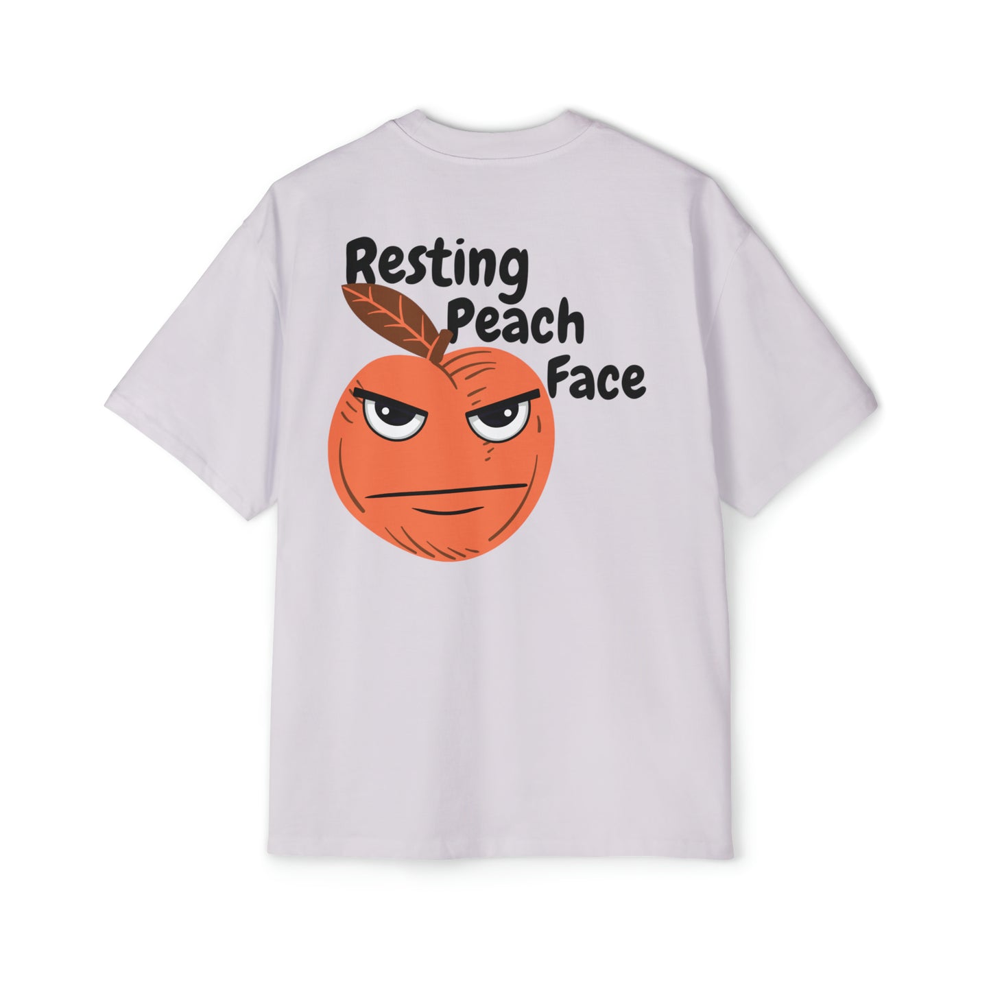 Resting Peach Face Oversized Tee