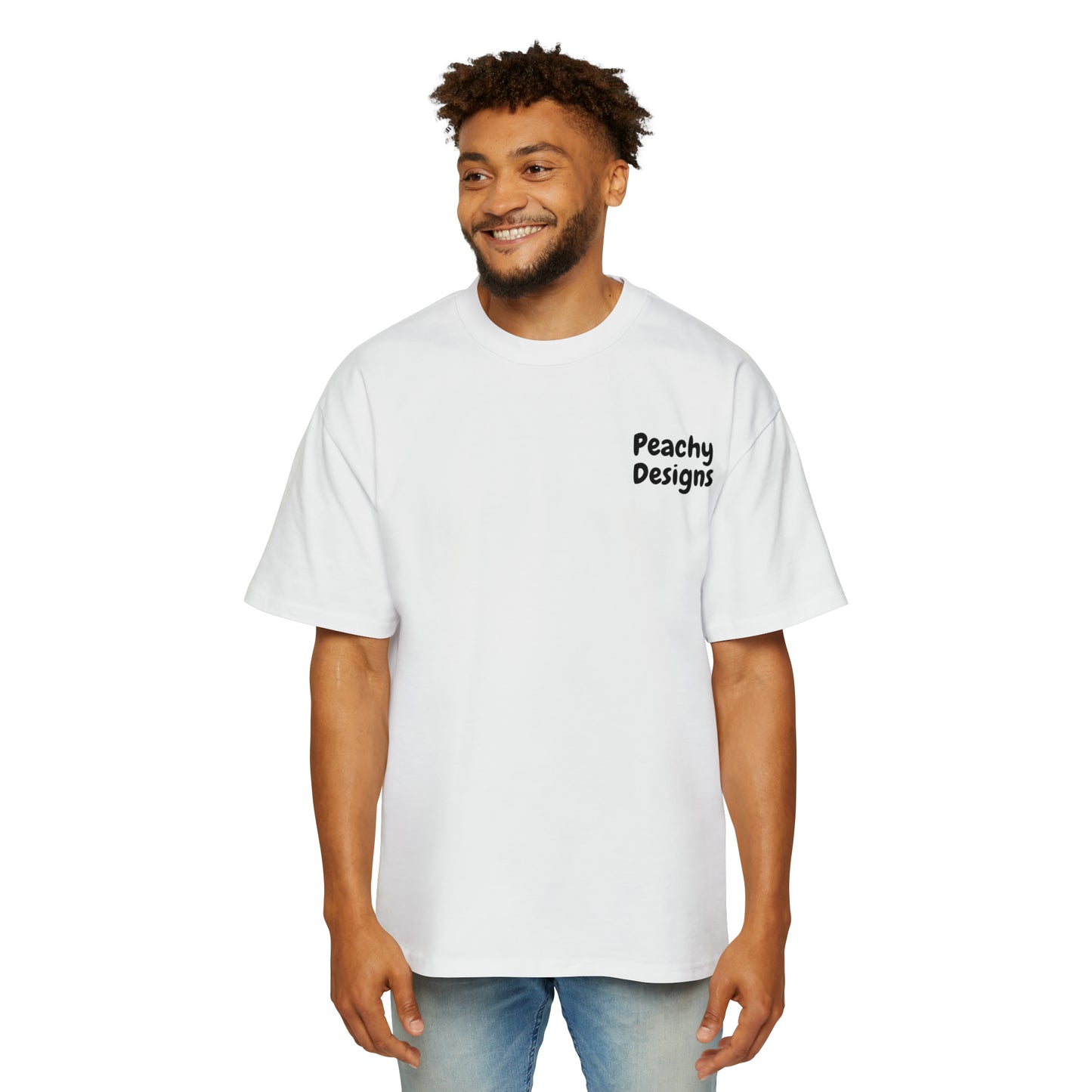 Resting Peach Face Oversized Tee