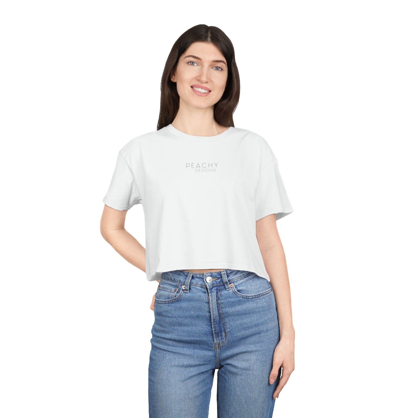 Made you look (eyes) Women's Crop Tee