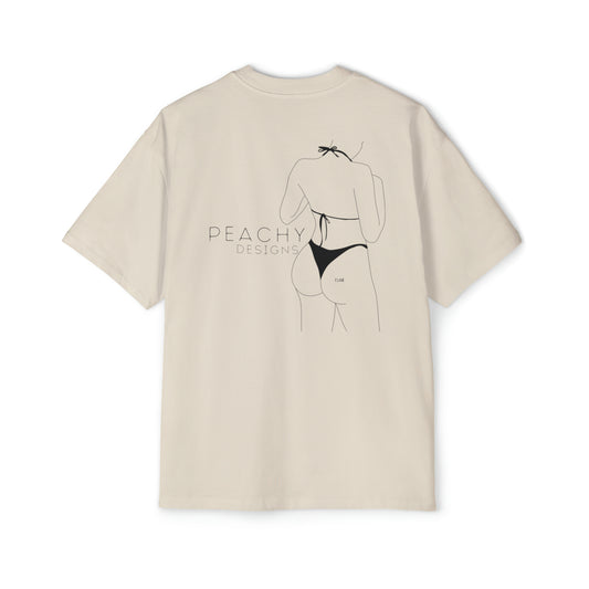 Peachy Designs Peach Heavy Oversized Tee