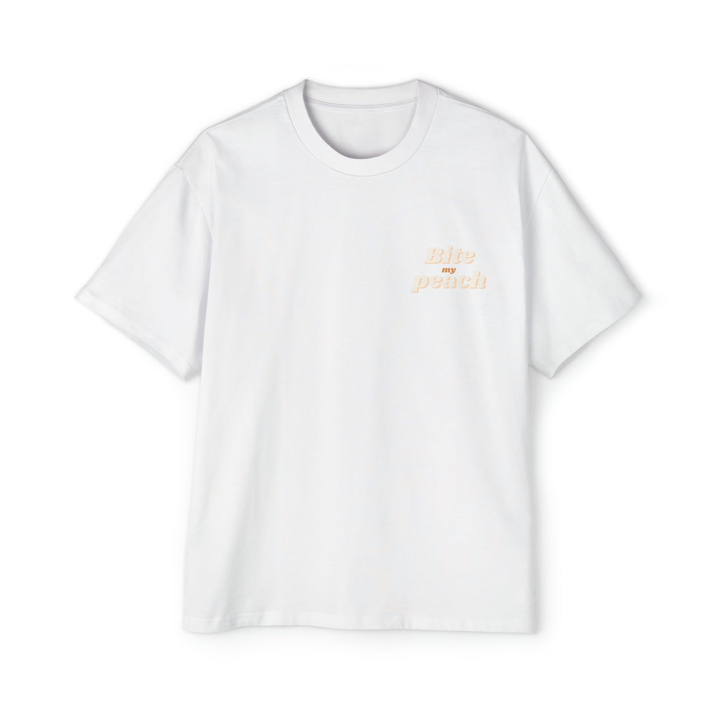 Bite my peach Heavy Oversized Tee