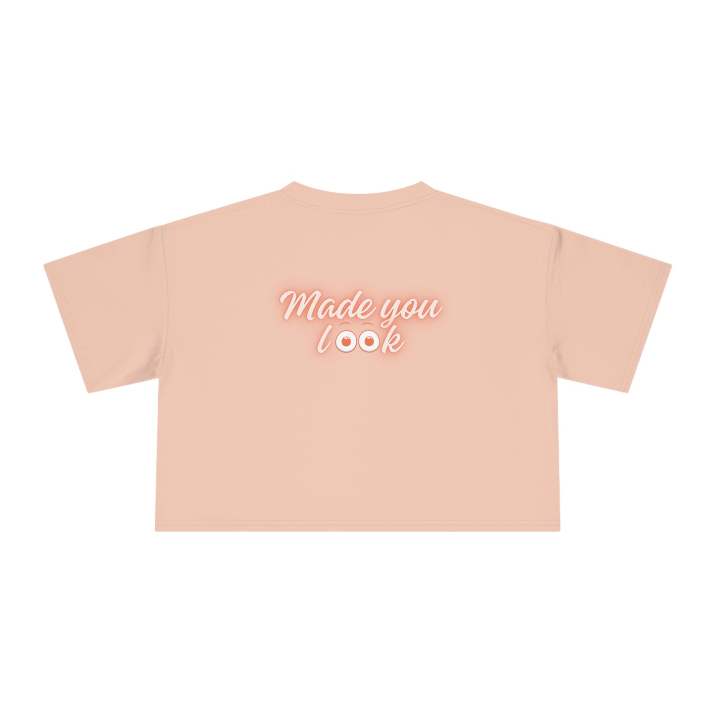 Made you look (eyes) Women's Crop Tee