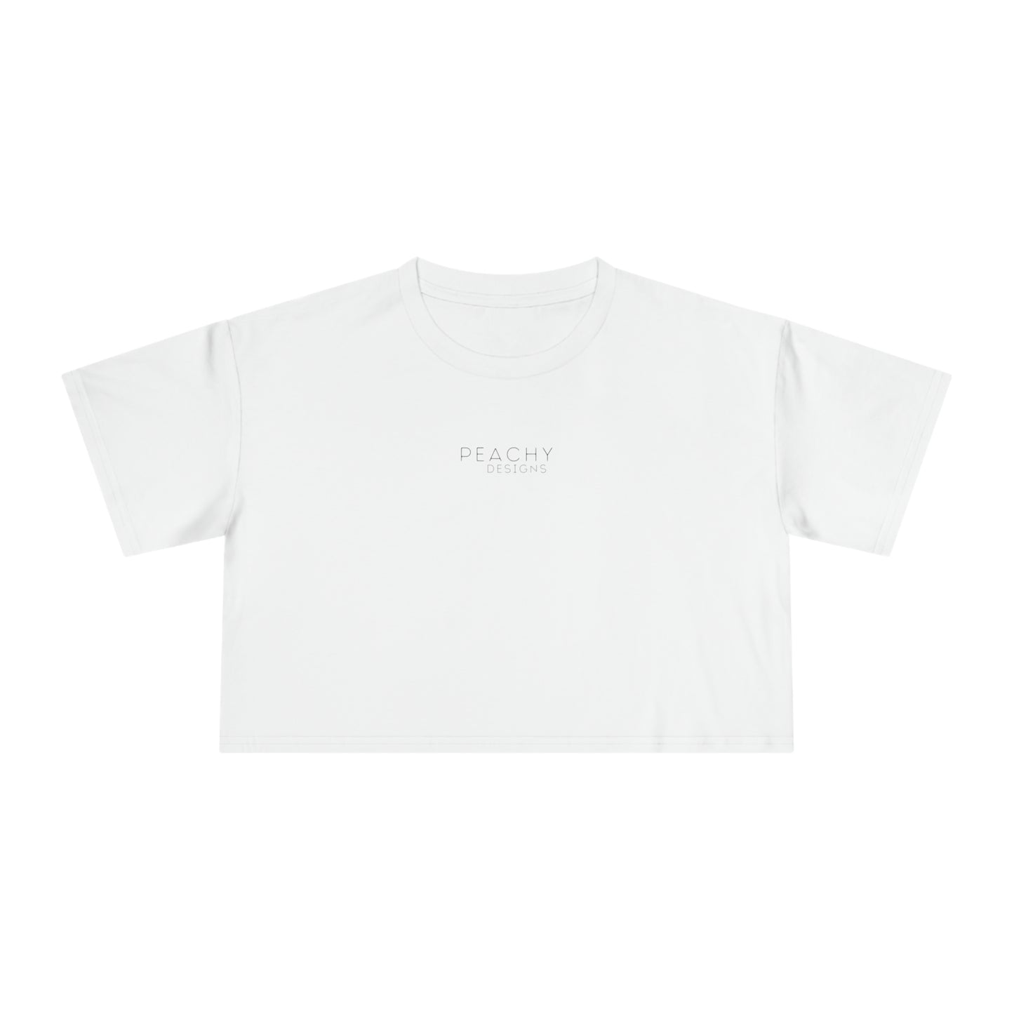Peaches on my mind Women's Crop Tee