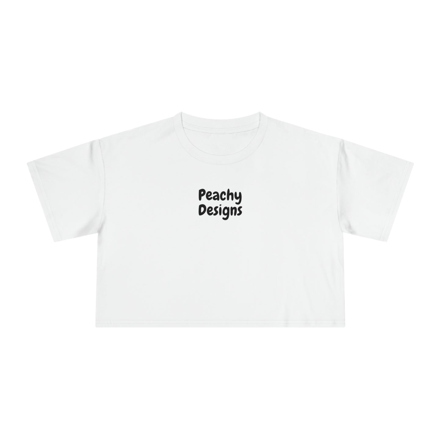 Resting Peach Face Women's Crop Tee
