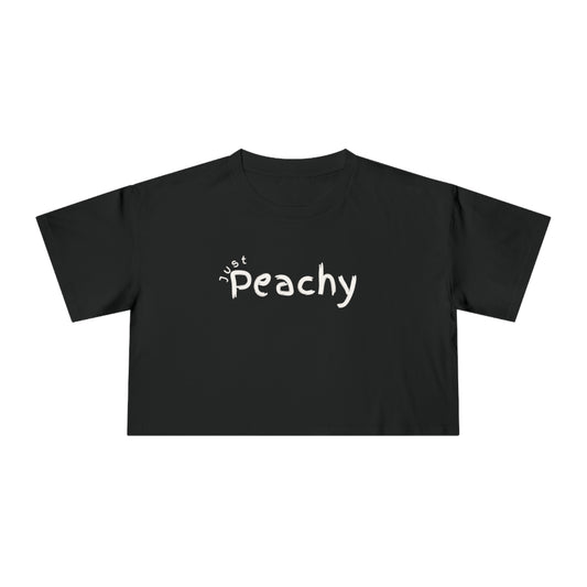 Just Peachy Women's Crop Tee