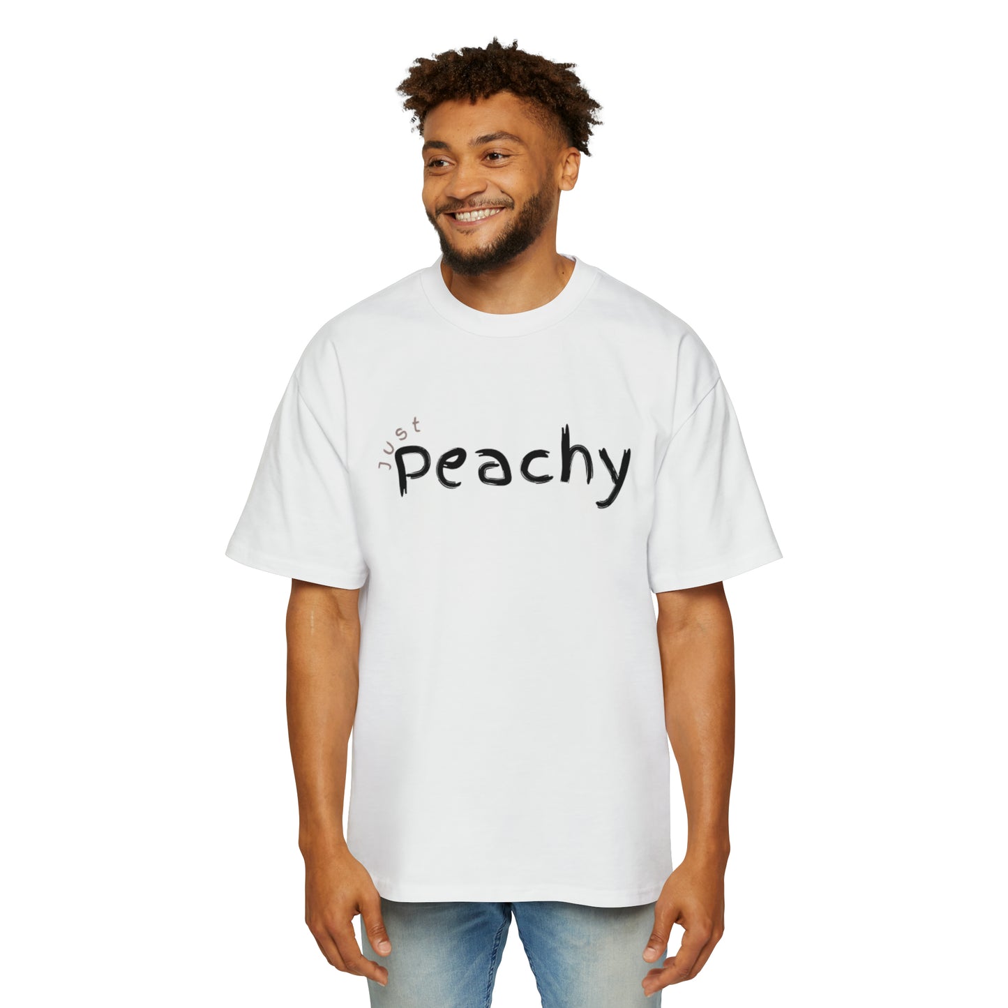 Just peachy Heavy Oversized Tee