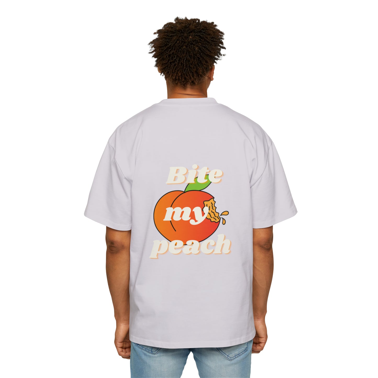 Bite my peach Heavy Oversized Tee