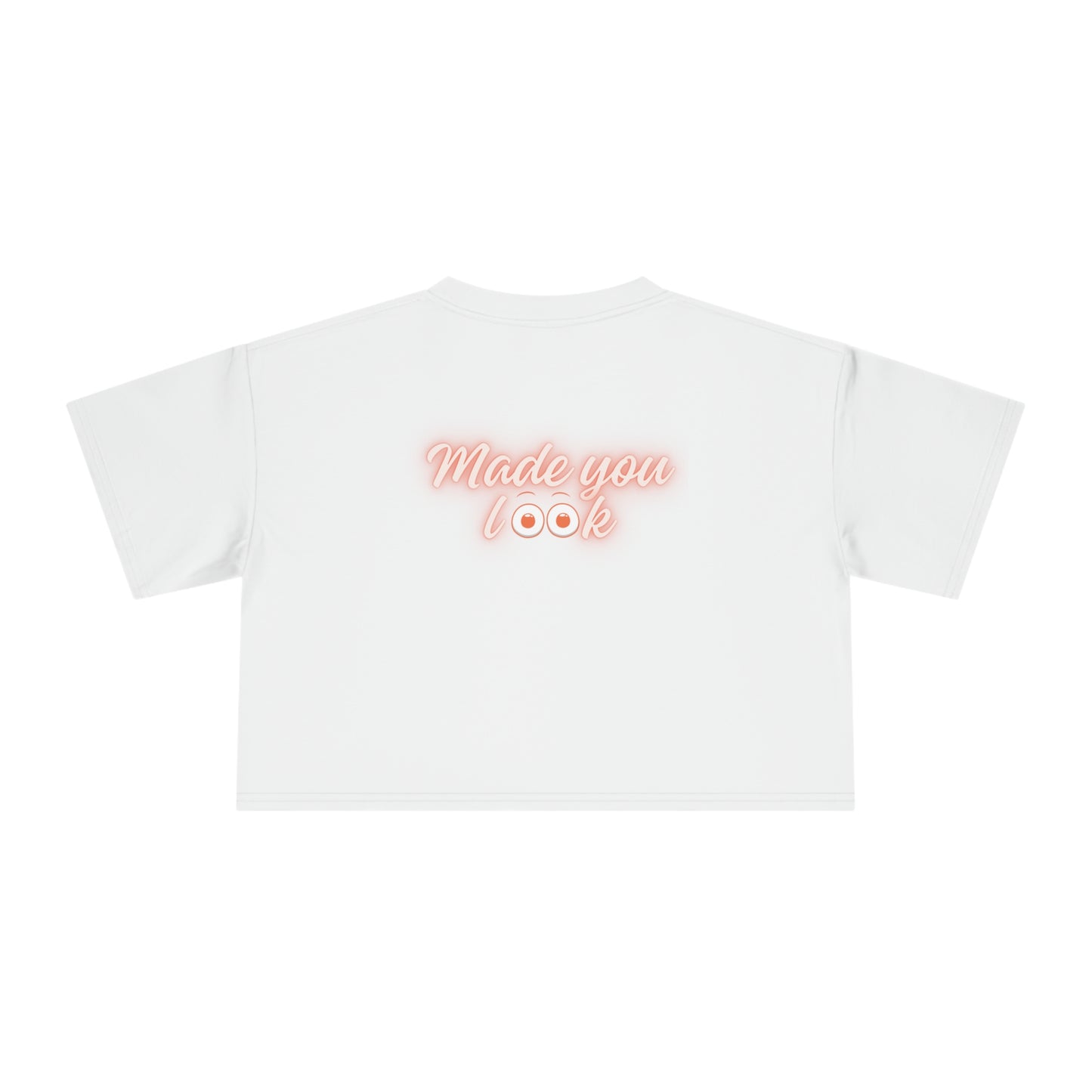 Made you look (eyes) Women's Crop Tee