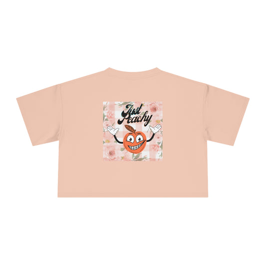 Just Peachy Women's Crop Tee