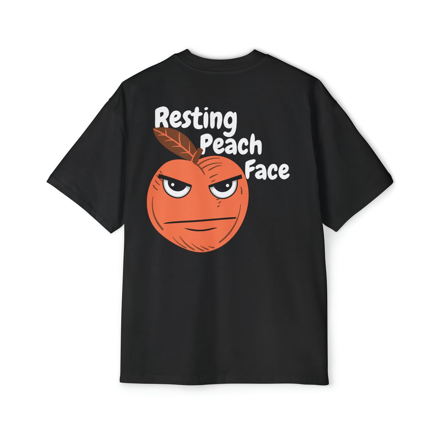 Resting Peach Face Oversized Tee