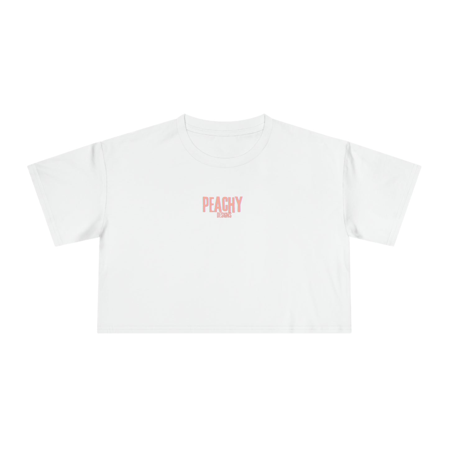 Peachy Designs (Cash Collection) Women's Crop Tee