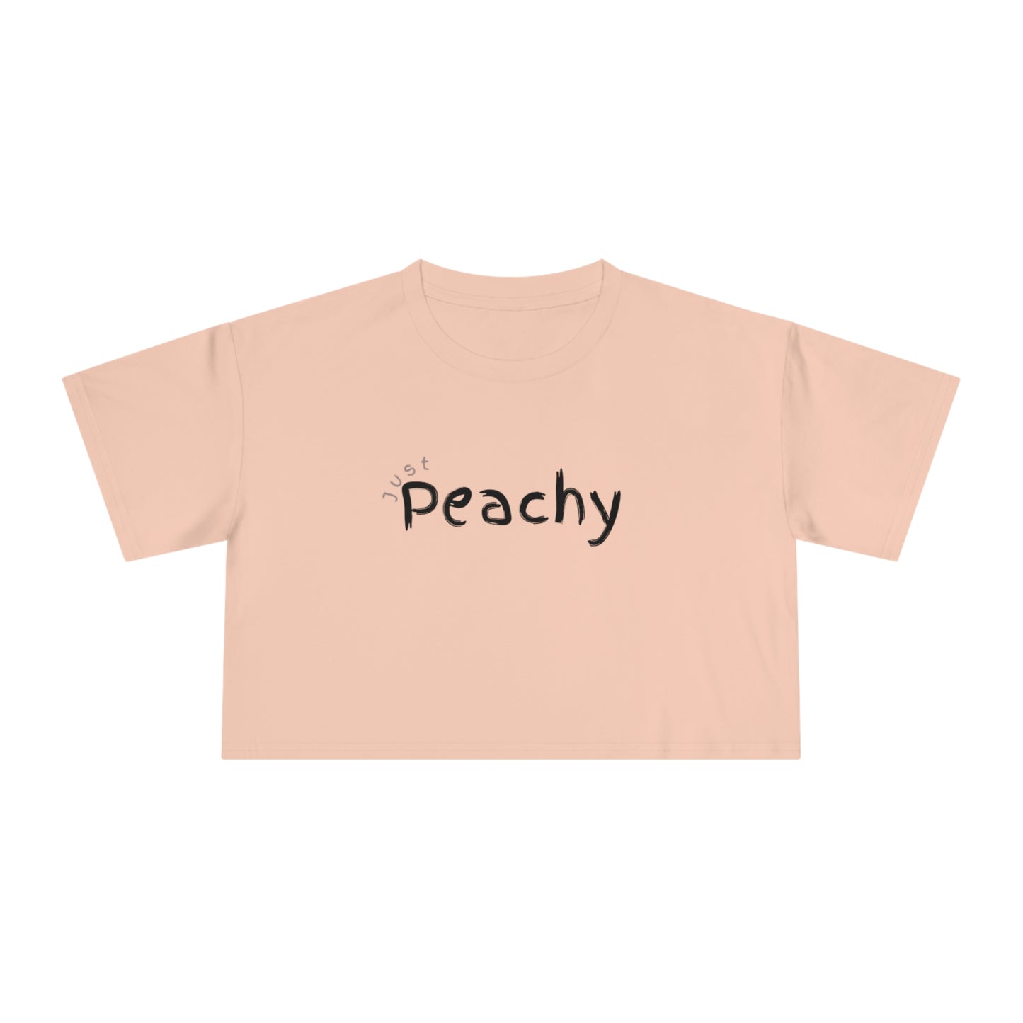 Just Peachy Women's Crop Tee